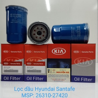 Lọc dầu santafe