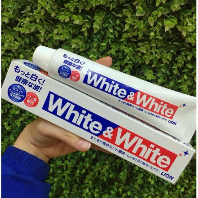 [CHÍNH HÃNG] Kem đánh răng White & White Nhật Bản 150g | BigBuy360 - bigbuy360.vn