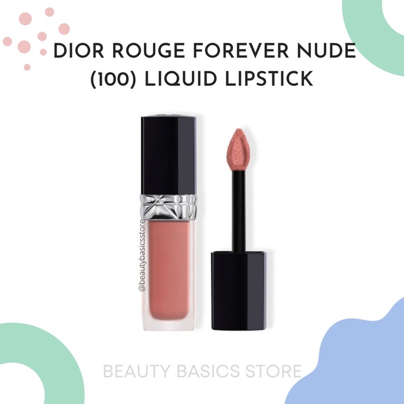 Son kem DIOR Forever Liquid màu 100 Forever Nude - Beauty Basics
