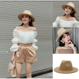 Mũ Phớt Fedora Dạ Nỉ Unisex