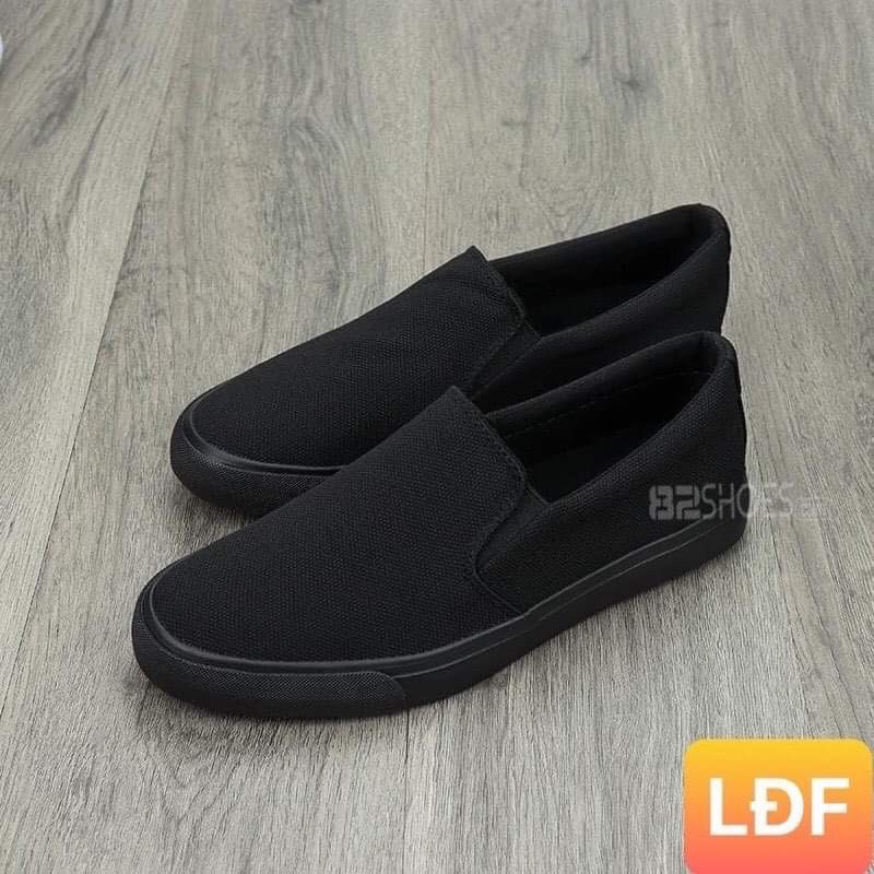 Giày lười nam đen cao cấp LĐF ( kèm ảnh thật) | BigBuy360 - bigbuy360.vn