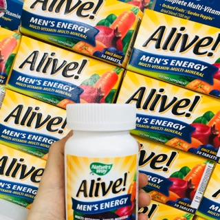 Vitamin alive energy 50v bổ sung khoáng chất