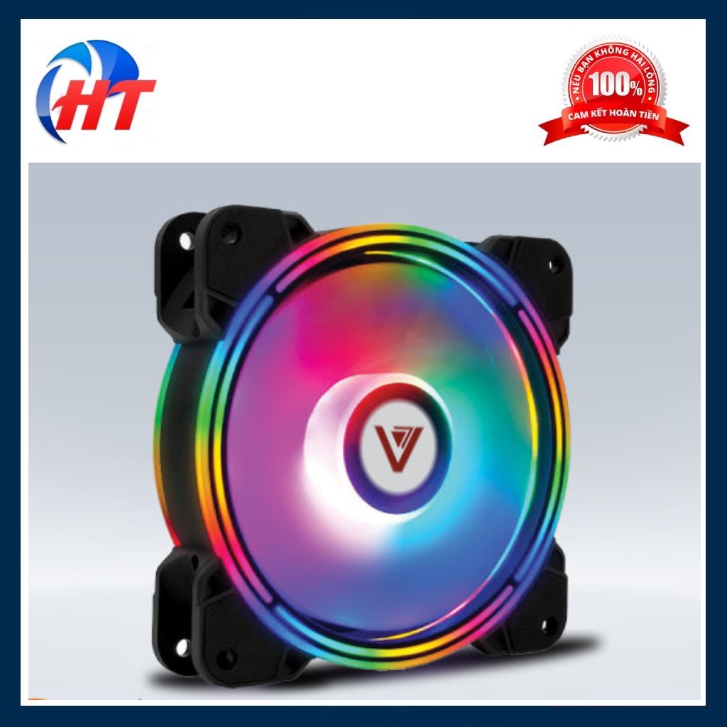 Fan tản nhiệt case VSP LED RGB V306B