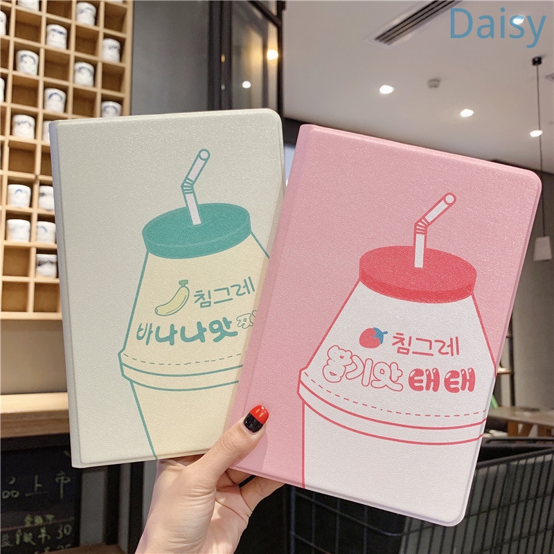 Bao da máy tính bảng hình sữa dâu tây/sữa chuối bảo vệ chống rơi cho 2018 IPAD 9.7 INCH AIR1 / 2 MINI1 / 2/3/4/5 | BigBuy360 - bigbuy360.vn