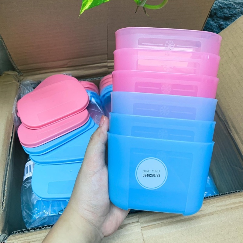 Tupperware trữ đông trữ mát thực phẩm tủ lạnh dung tích 300ml