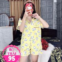 SET BỘ PIJAMA KATE THÁI ĐÙI HÌNH DORAEMON