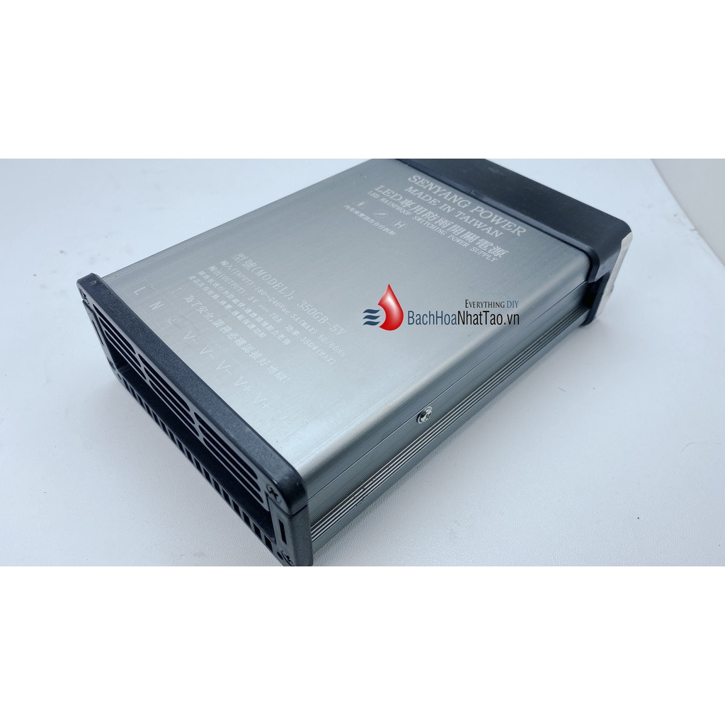Nguồn tổ ong 5V 70A 350W(quạt) Cũ