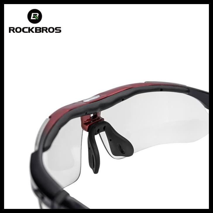 Rockbros kính đạp xe phân cực kèm 5 tròng kính cận thị - 0089
