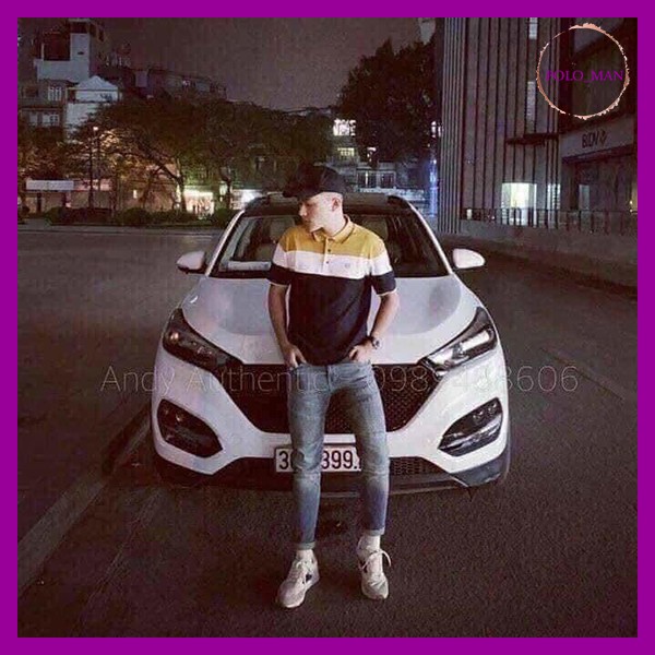 Áo polo nam thun có cổ cao cấp seed cotton da cá thấm hút mồ hôi bo len tay hiện đại trẻ trung BAVATU | BigBuy360 - bigbuy360.vn