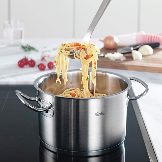 Bộ nồi FISSLER ORIGINAL PROFI 5 món (nắp vung thép, đáy 5 lớp)