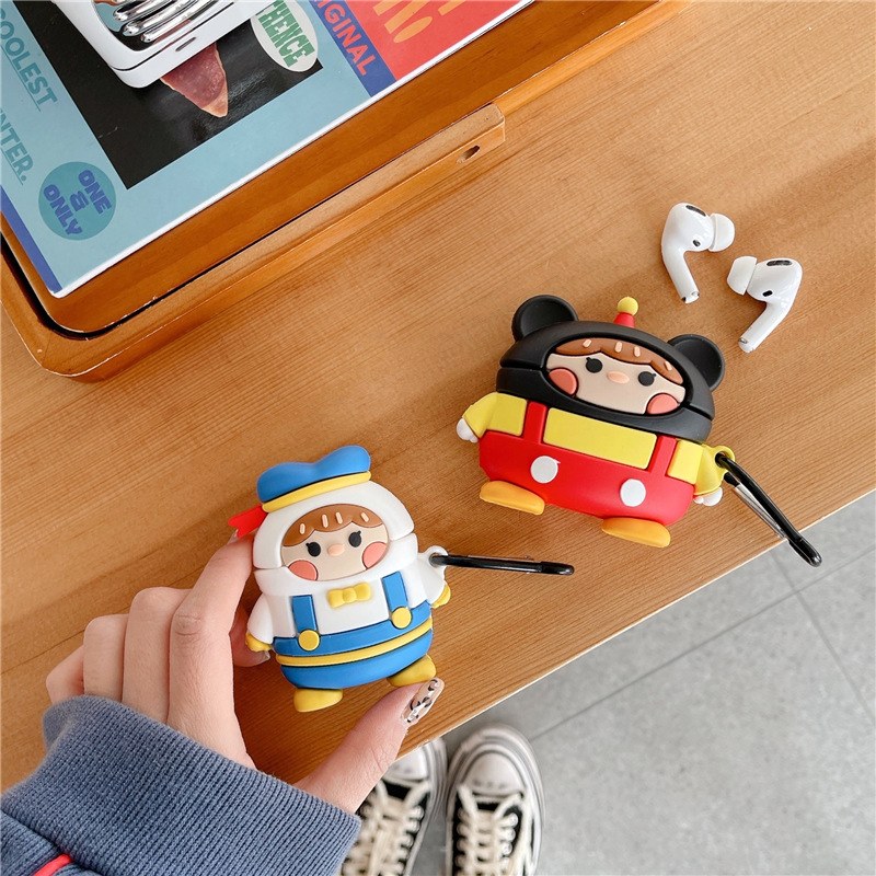 DONALD DUCK Vỏ Bọc Hộp Sạc Tai Nghe Airpods 1 / 2 Pro 3 Hình Nhân Vật Disney Ngộ Nghĩnh