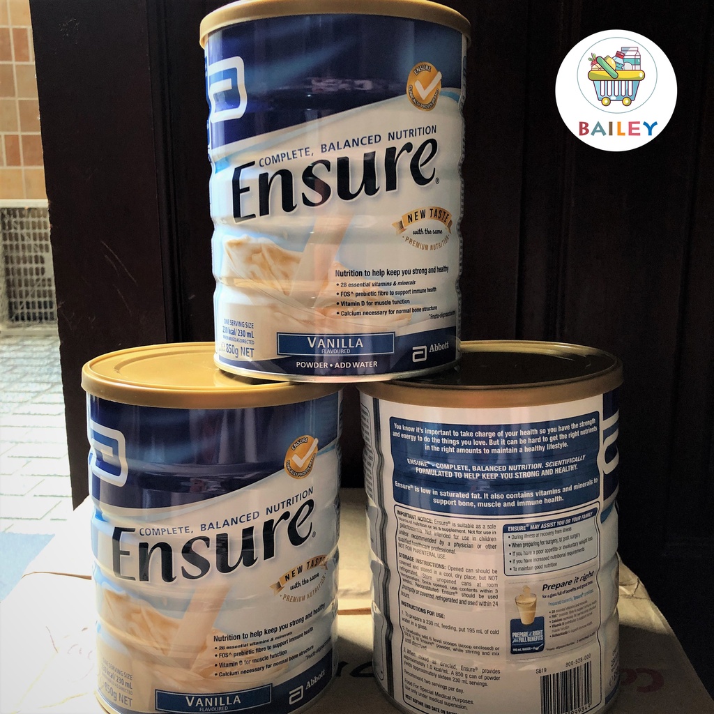 Sữa Ensure nhập khẩu Úc 850 gram