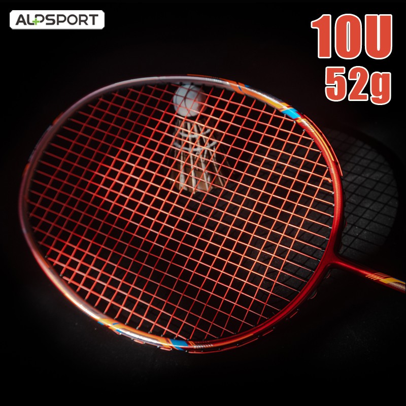 Vợt cầu lông ALPSPORT ALP GJ 10U 52g tối đa 35Lbs 100% sợi carbon siêu nhẹ cao cấp