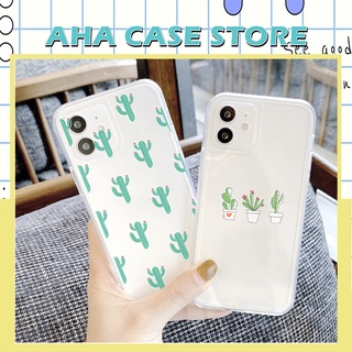 Ốp Iphone trong chống ố - Xương rồng cute - Ốp lưng 6/6plus/6s/6splus/7/7plus/8/8plus/x/xr/xs/11/12/13/pro/max/plus/prom
