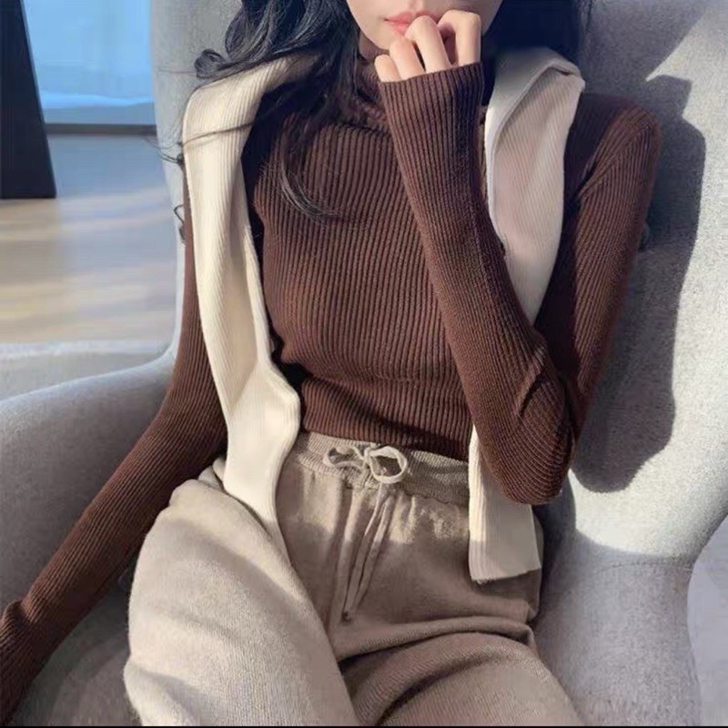 Áo len cao cổ nhiều màu Lucy Outfit thiết kế | BigBuy360 - bigbuy360.vn