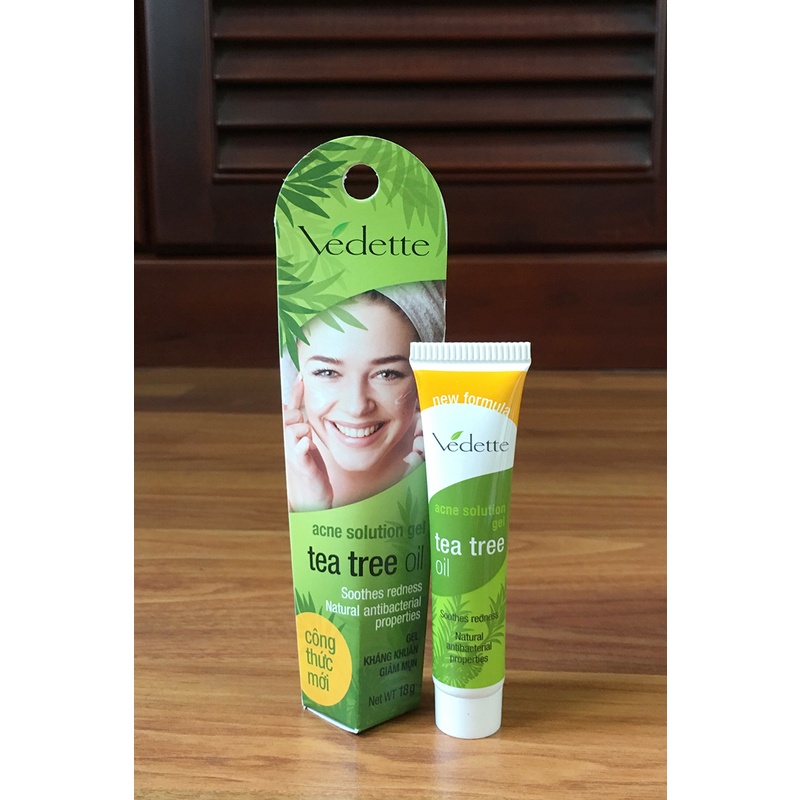 Gel Giảm Mụn Tràm Trà Vedette 18g