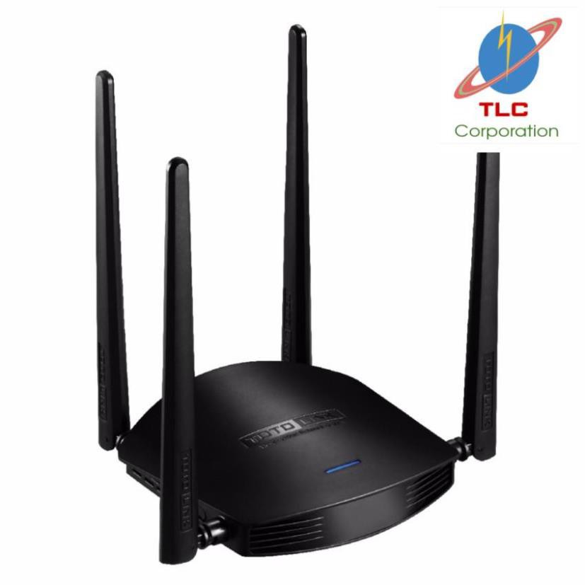 Router Wi-Fi Băng Tần Kép AC1200 TOTOLINK A800R (Đen)