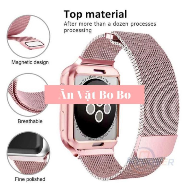 Dây Đeo Thép Không Gỉ Millance Cho Apple Watch Series 1/2/3/4/5/6/SE T500/W26/W46