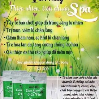 TINH BỘT CÁM GẠO VÀ CÀ PHÊ