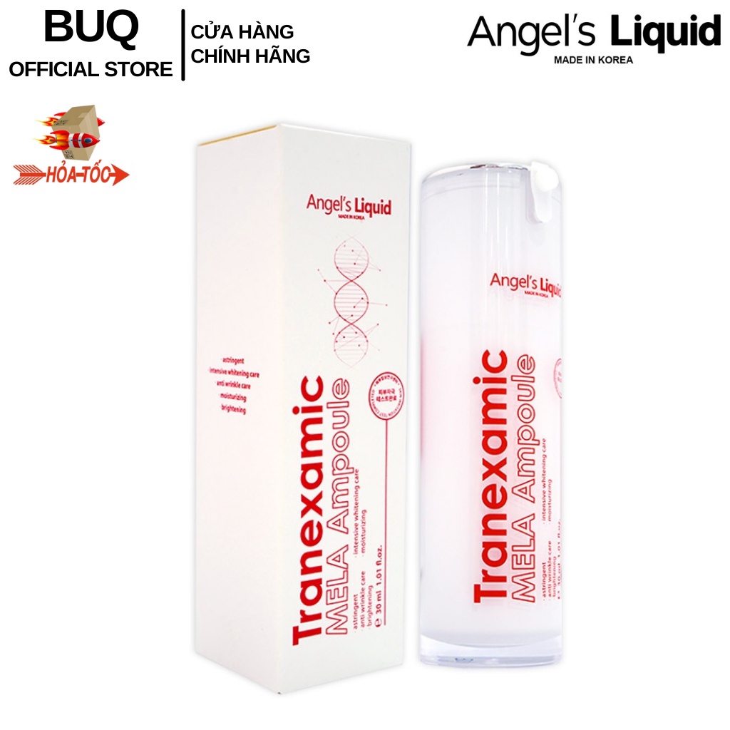 Siêu Tinh Chất Xoá Thâm Đỏ Mờ Sạm Nám Angel's Liquid Tranexamic Mela Ampoule 30ml