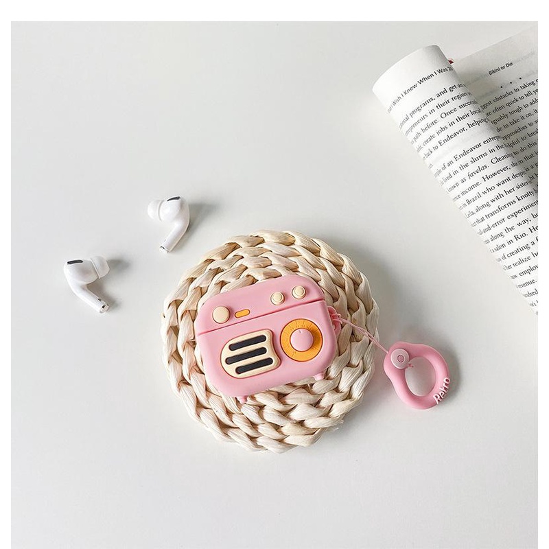 Móc Khóa Tròn Nhiều Hình Cute, Phụ Kiện Dành Cho Airpods Dễ Thương - Jerry