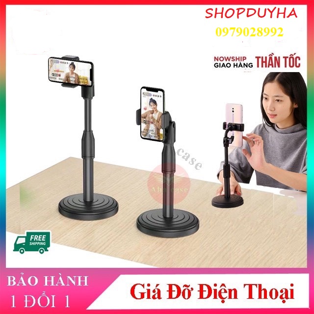 [Hàng Sẵn] Giá Đỡ Điện Thoại Học Zom, livestream xem video Ổn Định Xoay 360 Độ dùng để Quay Phim Ghi Hình Đa Dụng