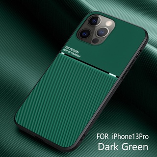 Ốp Điện Thoại TPU Phối Da Mềm Nhám Từ Tính Chống Sốc Thời Trang Cho iPhone 13 13 pro 13 mini 13 pro max