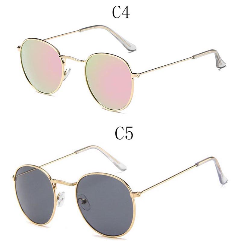 Kính mát gọng oval chống tia UV400 thời trang cổ điển dành cho nam và nữ