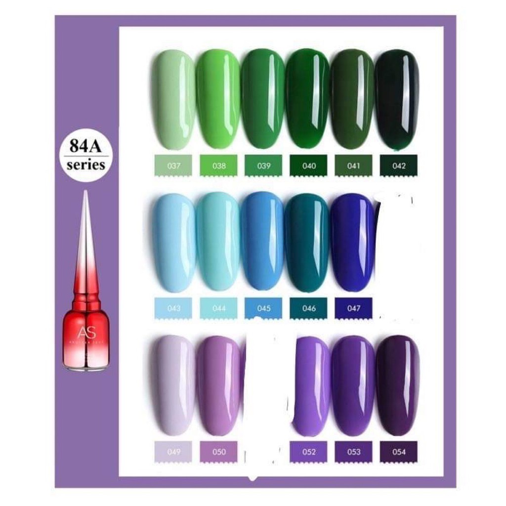 Set 84A bảng 84 màu - AS nhọn (màu 37=>54)