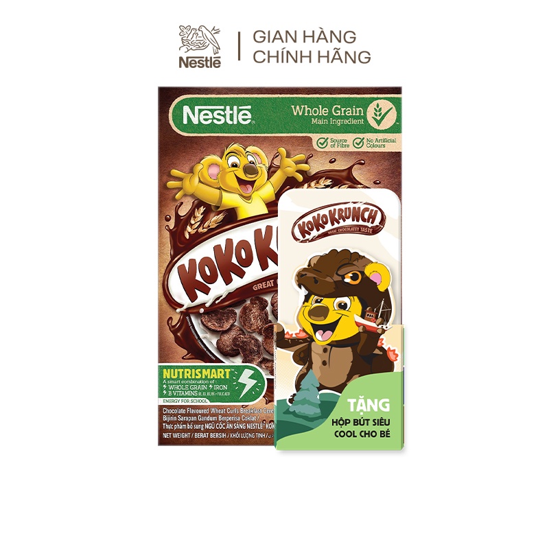 Ngũ cốc ăn sáng Nestlé Koko Krunch (Hộp 330g)