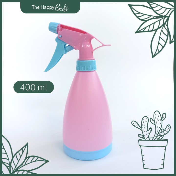 Bình tưới cây 400ml xịt phun sương tưới cây Hàn Quốc tưới tiểu cảnh, xương rồng, cây ban công -The Happy Birds