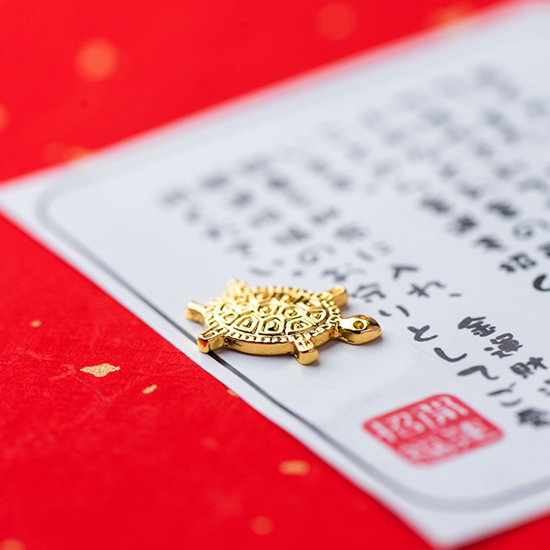 Mặt Dây Chuyền Hình Rùa Vàng May Mắn Nhật Bản | BigBuy360 - bigbuy360.vn