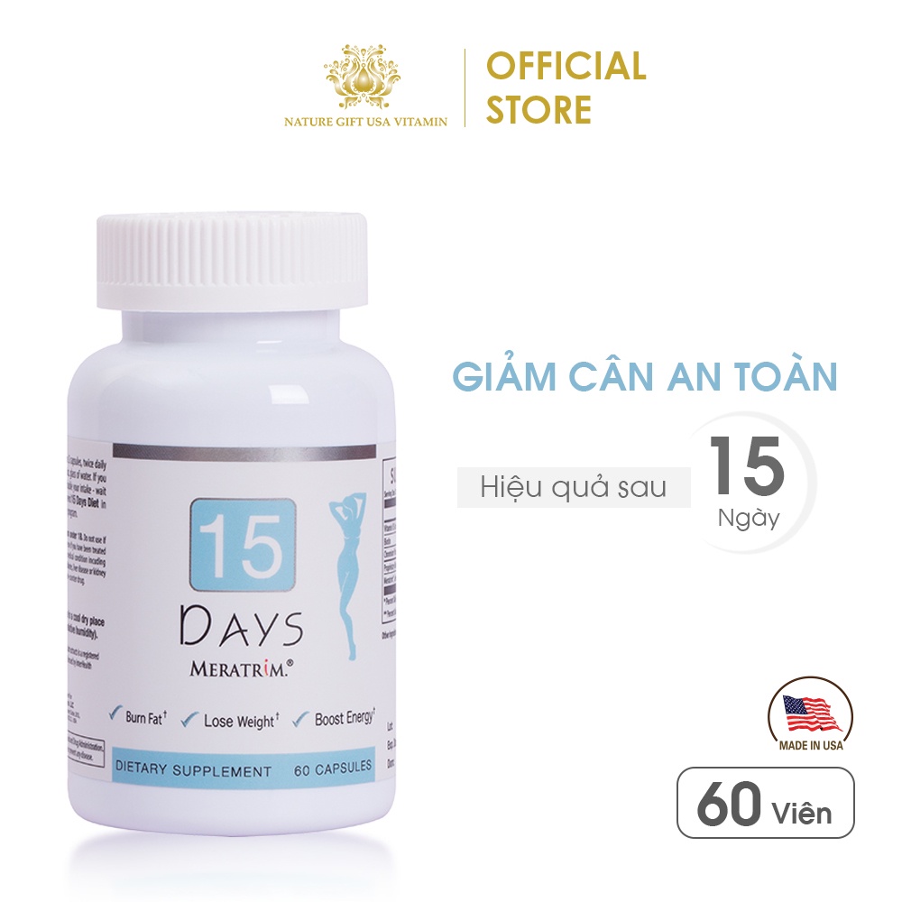 Combo Viên Uống Collagen Thủy Phân + Viên Uống Giảm Cân 15 Days Nature Gift