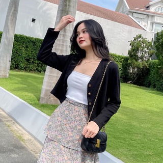 Áo len cardigan zareen car02 đen