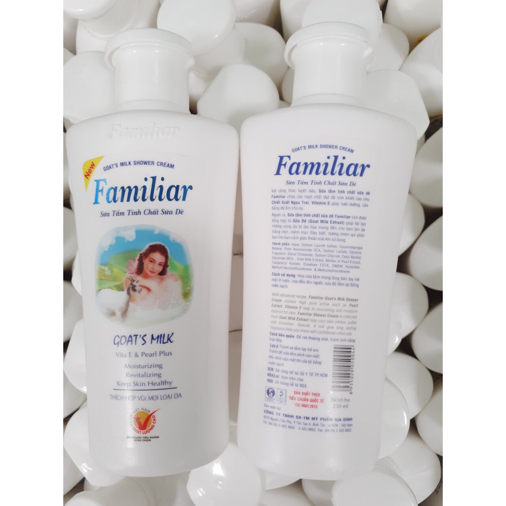 Sữa Tắm tinh chất sữa dê Familiar 250ml