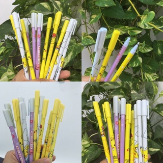 Bút bi nước mực đen đầu ngòi 0,5mm