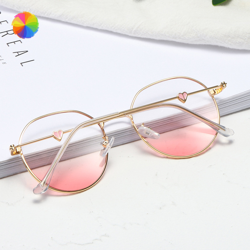 [Hàng mới về] Mắt kiếng gọng tròn chống tia xanh lam hợp thời trang