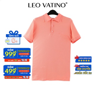 Áo thun polo nam có cổ Galvin bộ nhiều màu chất cotton co giãn PLGV47