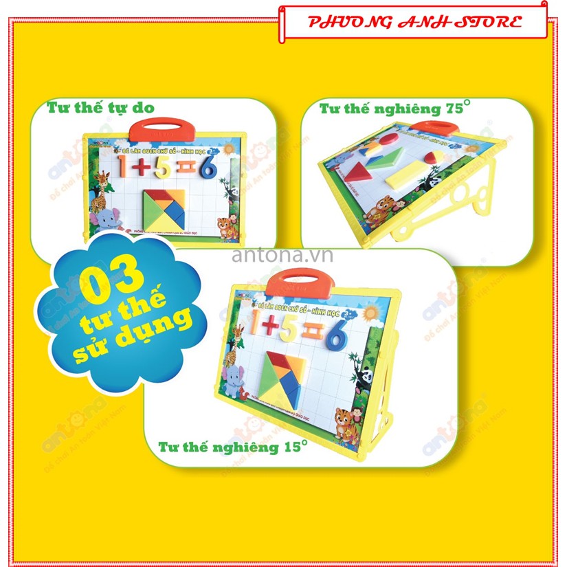 BẢNG CHỮ CÁI NAM CHÂM TIẾNG VIỆT 5 IN 1 ANTONAHÀNG VNĐồ chơi thông minh cho bé trai,gái giáo dục sớm trẻ em 3-6 tuổi