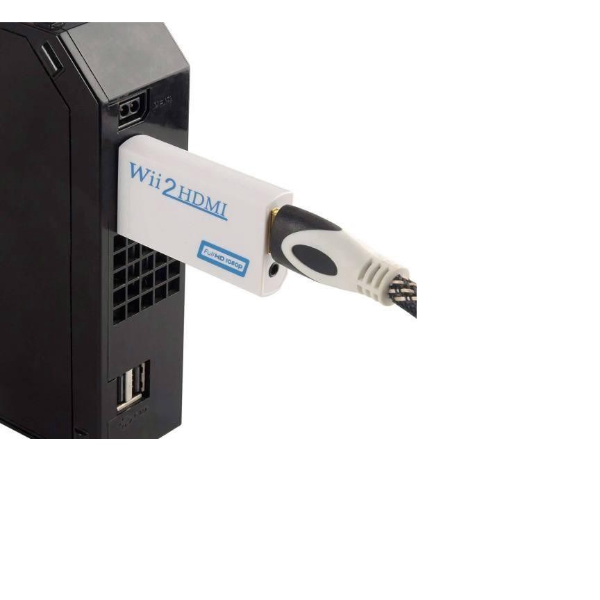 Đầu chuyển đổi - Đầu chuyển đổi hình ảnh máy chơi game Wii Nintendo sang màn hình Tivi cổng HDMI HD 1080P