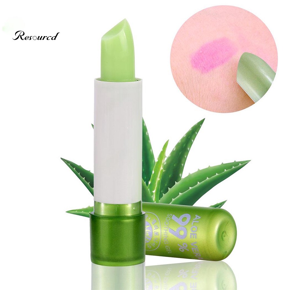 [Hàng mới về] Thỏi son dưỡng ẩm môi đổi màu theo nhiệt độ chiết xuất lô hội | BigBuy360 - bigbuy360.vn