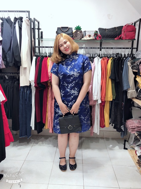 Giày vải hoa QC