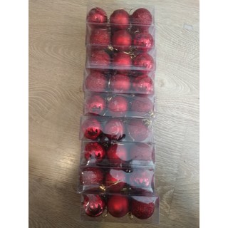 [Giá Xưởng]] Phụ kiện trang trí Noel- Châu 6 loại đẹp (một hộp 6 châu)