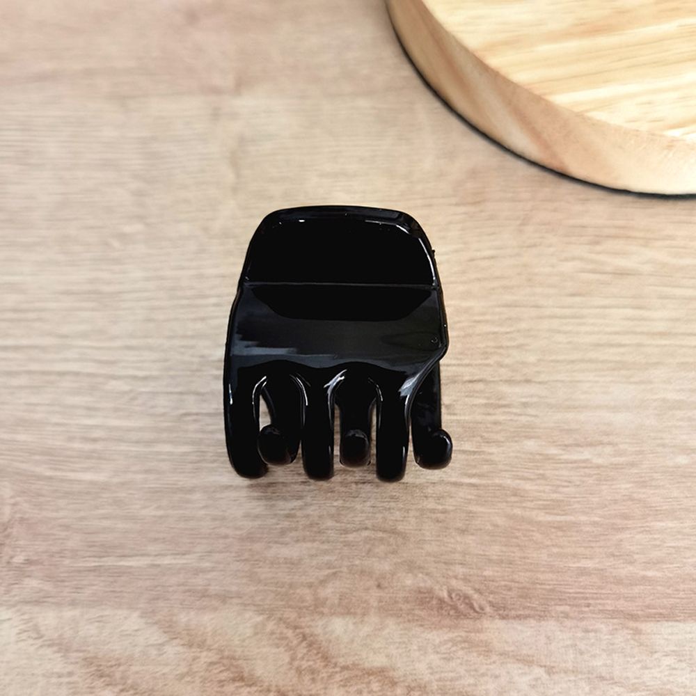 Kẹp Tóc Acrylic Trong Suốt Màu Trơn Phong Cách Hàn Quốc Thanh Lịch Cho Nữ