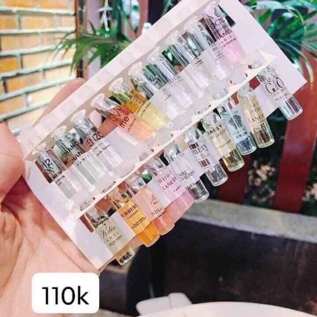 Bộ Test Nước Hoa mini 20 Ống