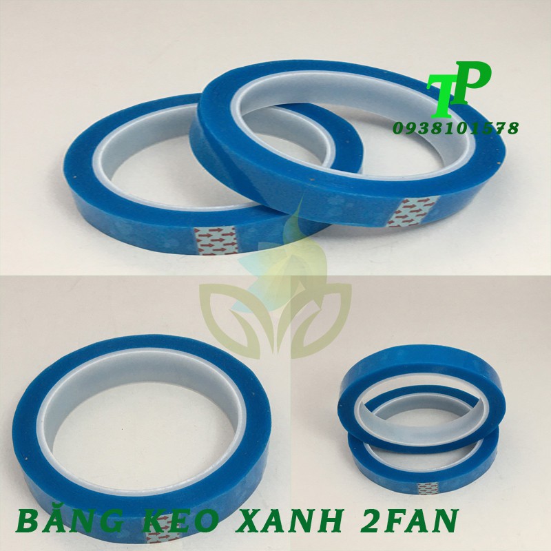 Băng Keo Xanh 2Fân dán tủ lạnh. máy giặt ,tủ lạnh