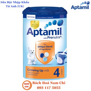[DATE 08/2021] Sữa Bột Aptamil 4 900g Nhập Khẩu Anh Cho Trẻ 24-36 Tháng