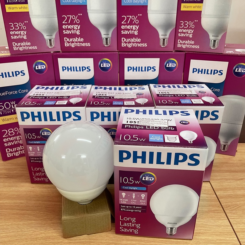 Bóng đèn Philips LED Globe 10.5W 6500K E27 G120 - Ánh sáng trắng