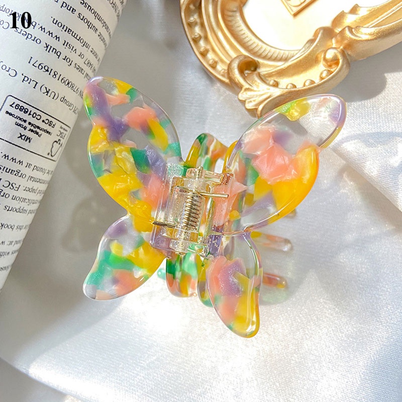 Kẹp Tóc Họa Tiết Da Báo / Vân Đá Thời Trang Cho Nữ