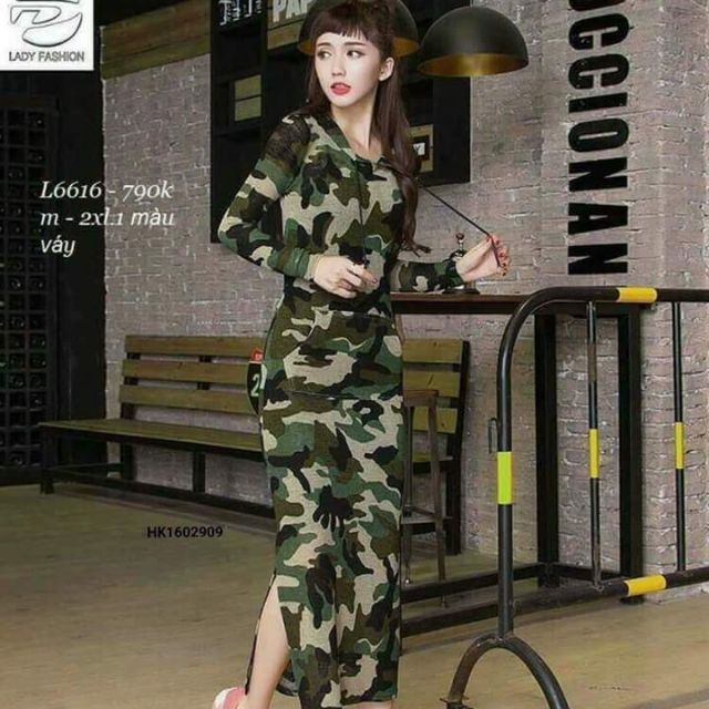 🍭 Đầm maxi rằn ri 🍭